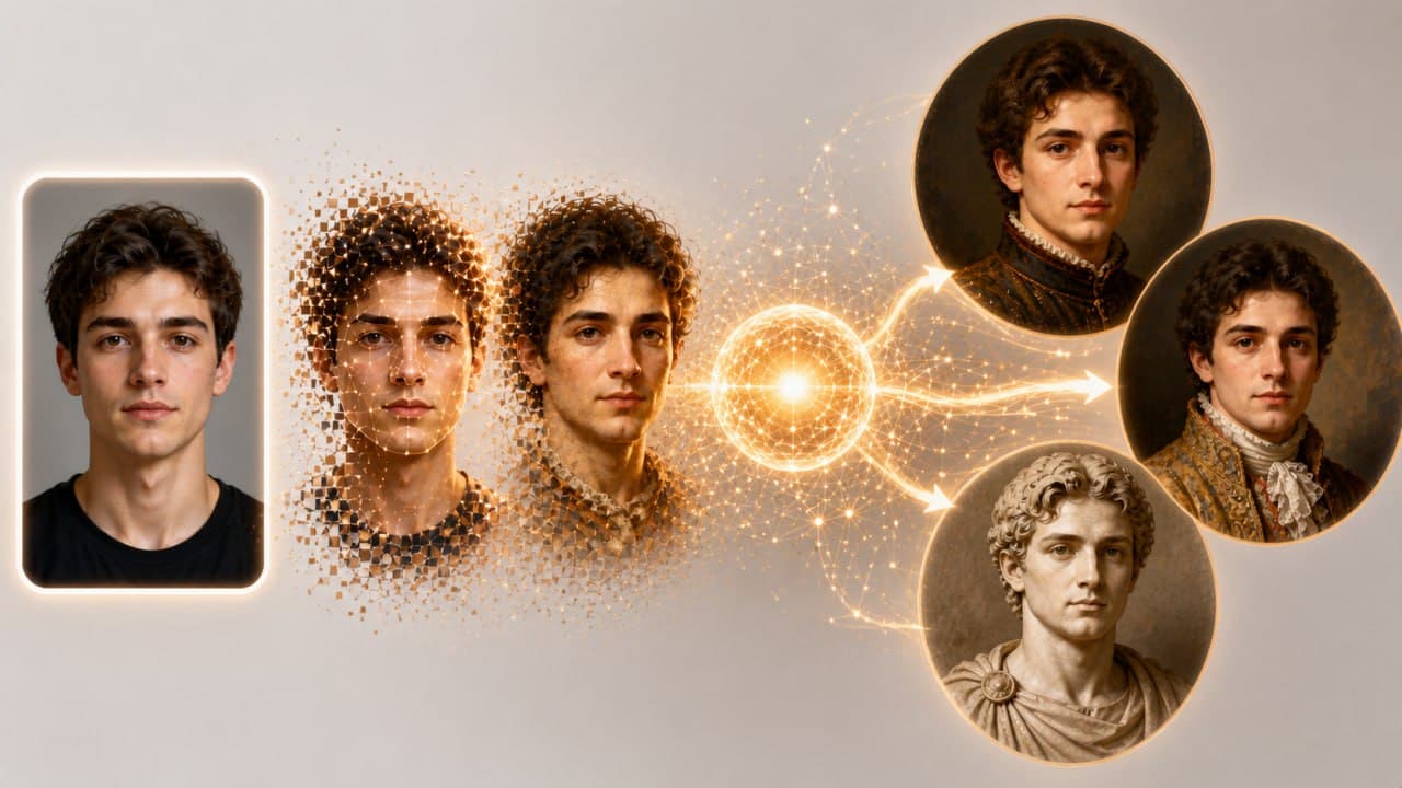 Historische Porträts · Face Swap